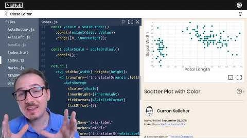 Datavis 2020 Episode 33 - Scatter Plot with Color