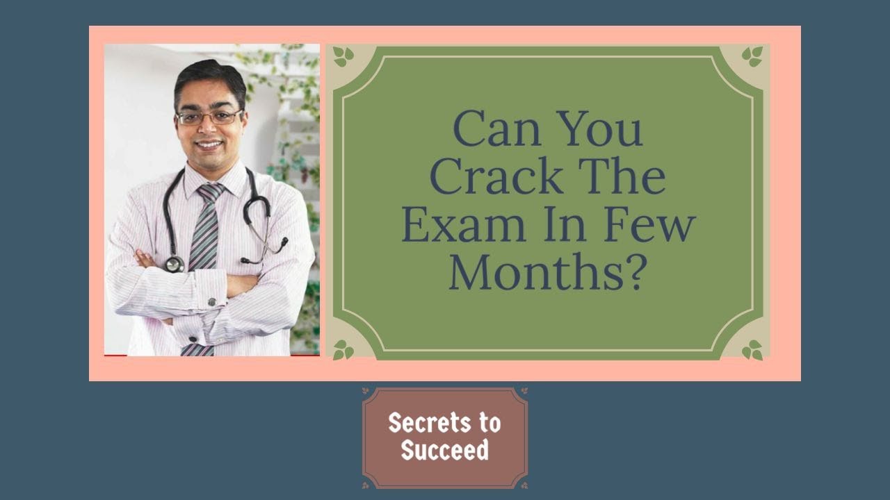 Can You crack Exam in 3 months?  #NEETPG #INICET #FMGE #DrSparshGupta