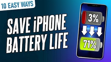 10 EASY Ways to SAVE BATTERY LIFE on iPhone or iPad (iOS)