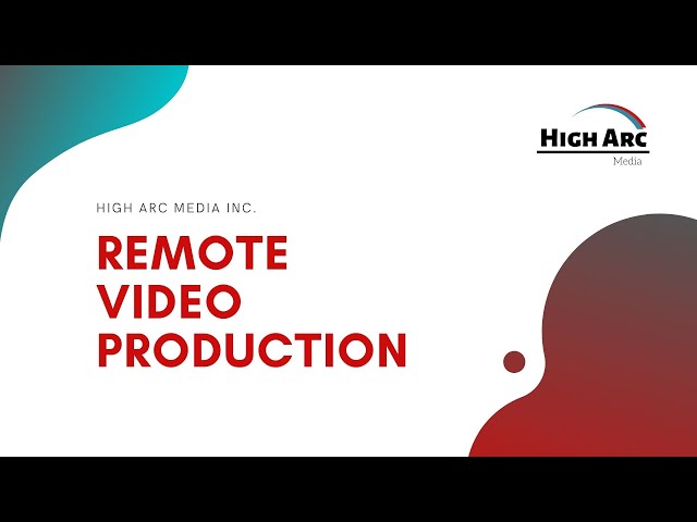 Open Reel - Remote Video Production Demo