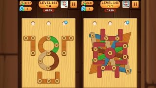 Screw Puzzle: Wood Nut & Bolt - Level 141
