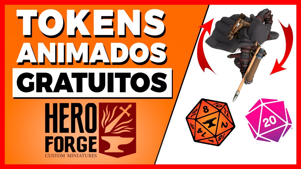 CRIE TOKENS ANIMADOS PARA SEU TTRPG FAVORITO COM HERO FORGE