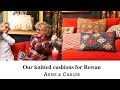 A look at our knitted cushions for Rowan by ARNE & CARLOS