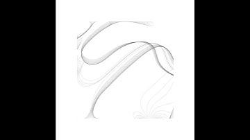 Overlapping lines. Draw by openFrameworks