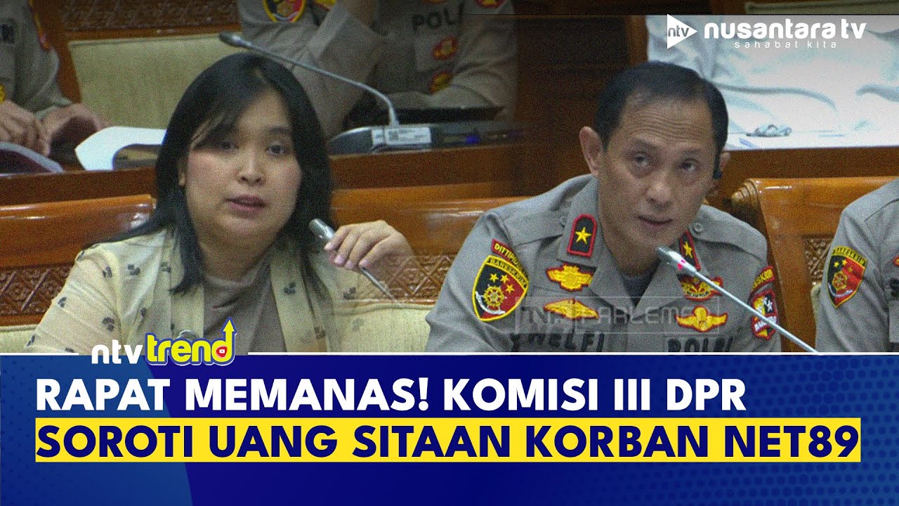 Rapat Tegang! Komisi III DPR Desak Fakta soal Uang Sitaan Palsu! | NTV