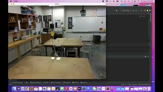 Screen recording of Drone video capture