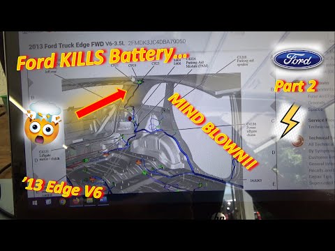 Pt 2 Ford KILLS Battery PCM Stays AWAKE MIND BLOWN 13 Edge V6