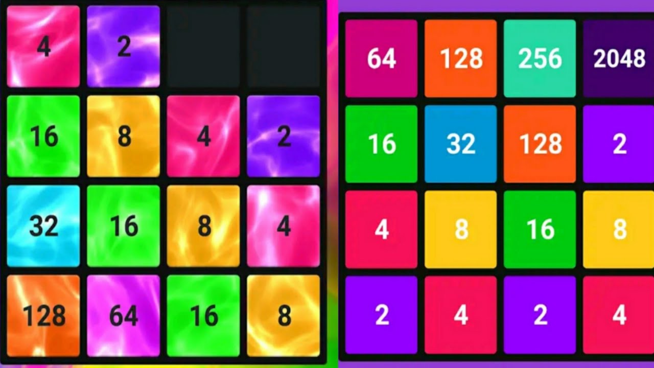 [3MB]😱2048 Offline No Ads Gameplay||DroidGaming