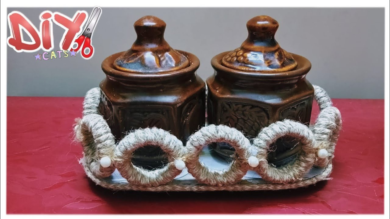 Recycle Curtain Rings How to recycle cardboard box/curtain rings/diy stroge tray - YouTube
