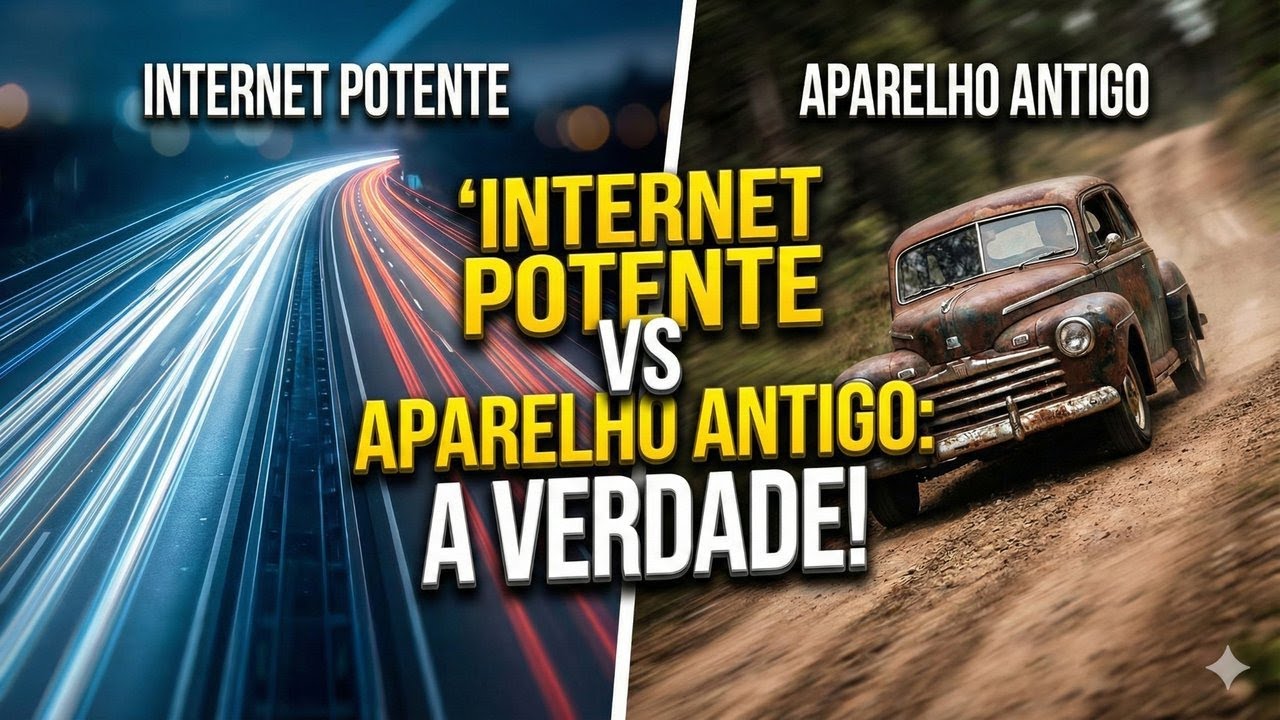 O Segredo da Velocidade: Internet Potente vs. Hardware Limitado 💡