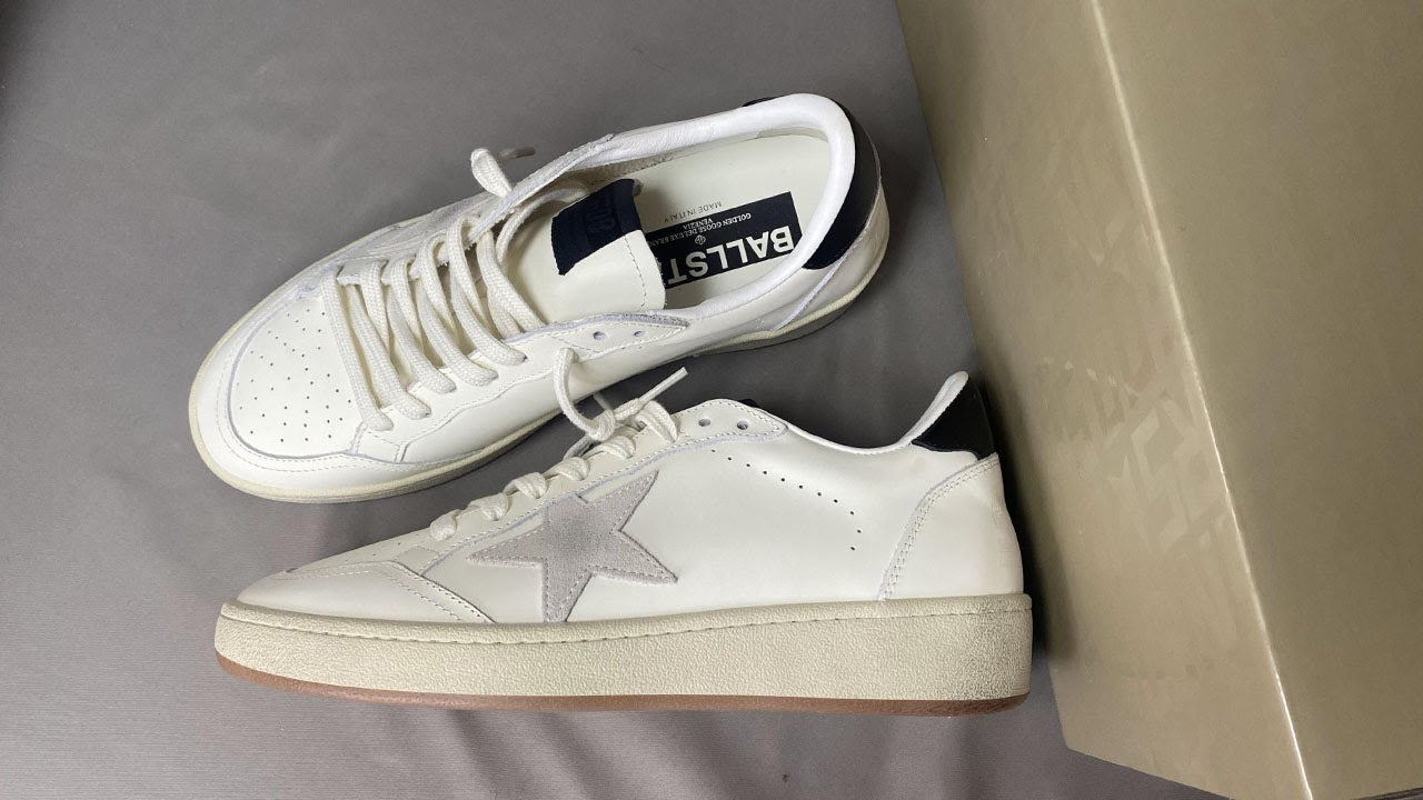 Golden Goose Ball Star With Ice Gray Suede Star and Glossy Black Leather Heel Tab Review