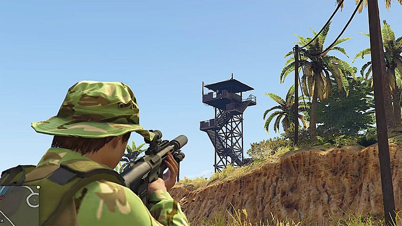 GTA 5 Cayo Perico Heist: Ghost Recon Style (Storming a Tropical Island)