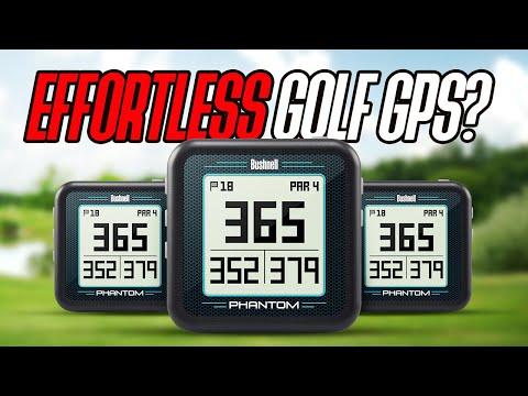EASIEST to USE GOLF GPS - Bushnell Phantom Golf GPS Review