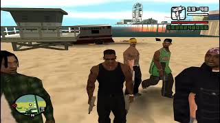 Grand Theft Auto: San Andreas Game CJ Ballas ,Vagos,Grove Street Gangs