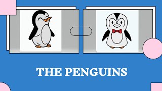 COLOURING PENGUINS | CARTOON PENGUINS | PAINT 3D DRAWING | ART MADE NOW screenshot 5