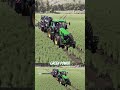 John Deere R7 speeding slurry on a field. #fs25 #shorts #johndeeretractor