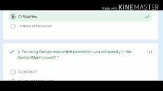 22617 MAD (Mobile Application Development MCQs) Unit6
