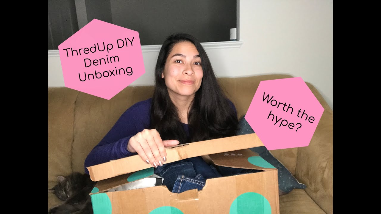 My First ThredUp Rescue Box - DIY Denim Unboxing! Worth the Hype ...