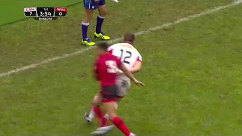 Zaruba makes incredible one-handed catch for try
