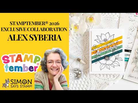 Add Color with Cardstock for a Unique Card Alex Syberia 2026 STAMPtember® Exclusive