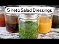 5 Keto Salad Dressings