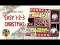 Easy 1-2-3 Christmas Layout | Throwback Thursday
