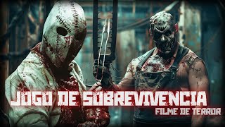 Eles se tornaram parte de um sinistro jogo de sobrevivência. Filme de terror, suspense em português