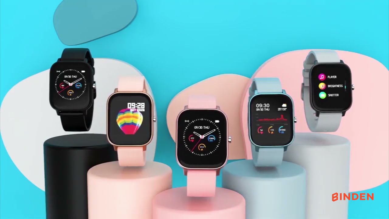 Smartwatch P8 - BINDEN - compatible con iOS y Android - YouTube