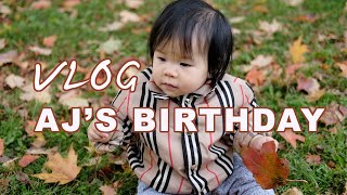 [Vlog]My daughter&#39;s 1 year birthday|AJ一岁啦