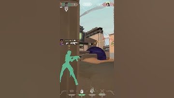 1 v 4 with operator 🤑 #valorant #4k