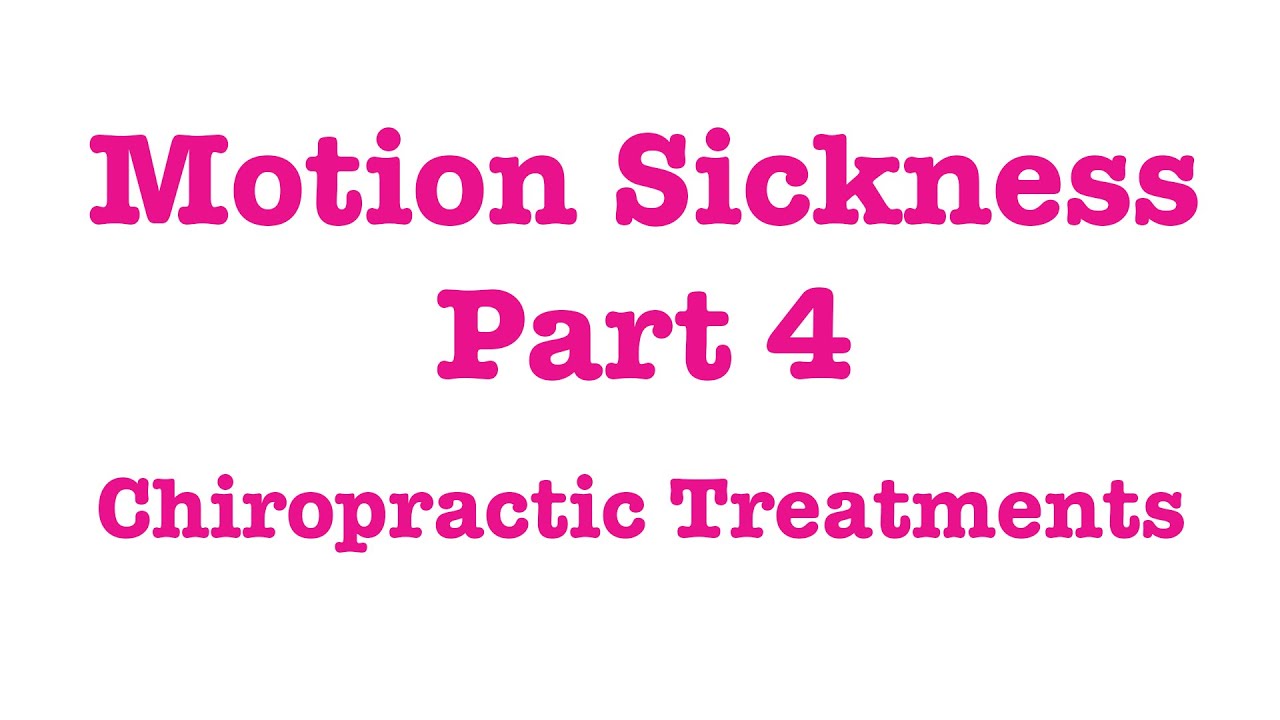 Motion Sickness In Dogs Part 4 - Chiropractic Treatment