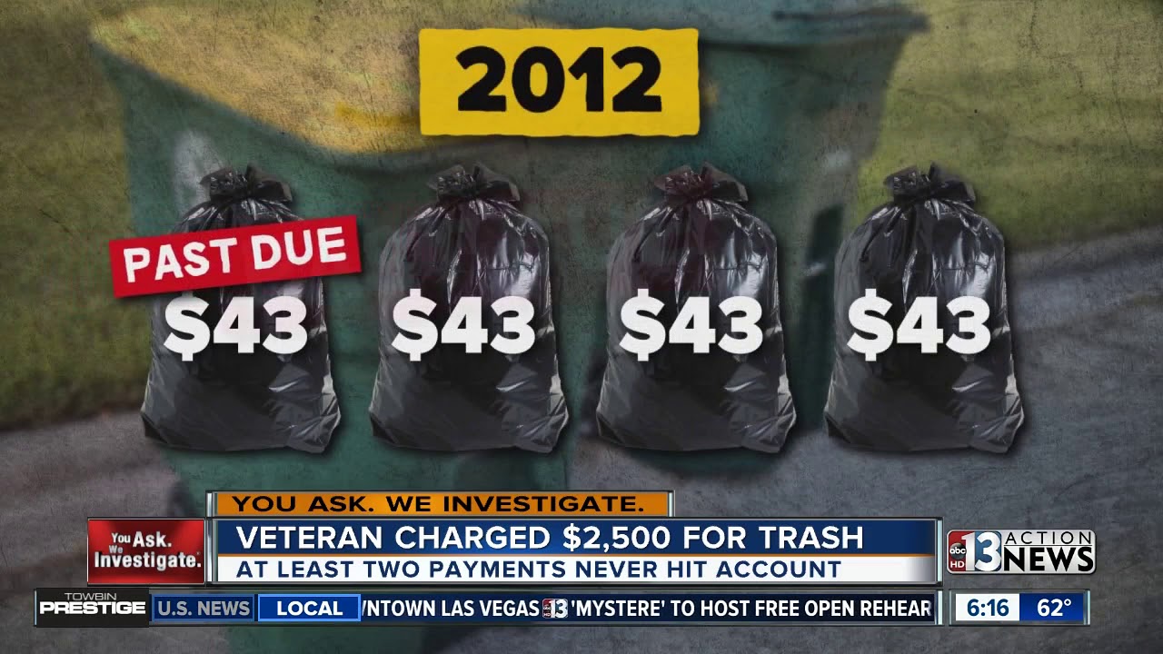 Vietnam veteran receives eyepopping 2,500 trash bill YouTube