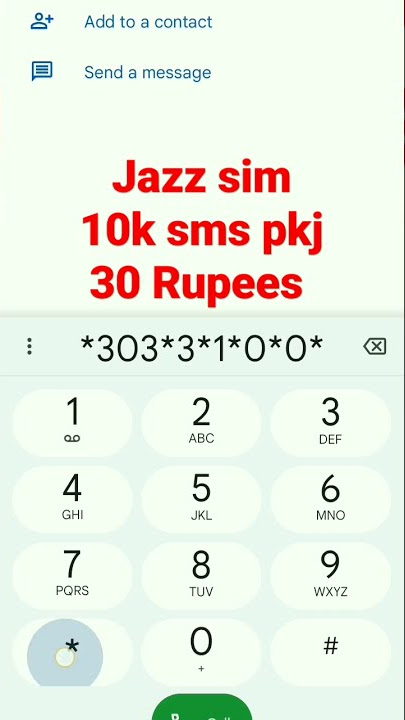 jazz sim 10k sms package code Just 30 rupees Monthly 👌👌👍👍☝️☝️☝️☝️☝️☝️❤️❤️✅✅