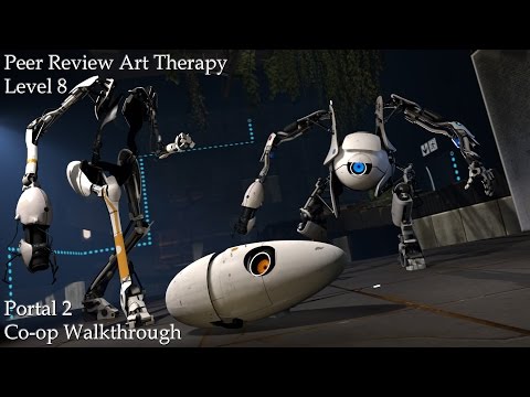 Portal 2 Co-op Walkthrough: Peer Review Art Therapy Level 8