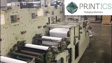 VIDEO PRINTICS U37890220 GIDUE 2000/2001 COMPLETE MANUFACTURING LINE FOR LABELS, 8 COLORS