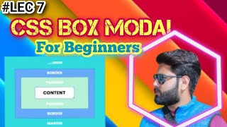 Explain Css Box Model |Borders,Margin,Padding| Create Border By Using Css |Border Color  | Lecture 7