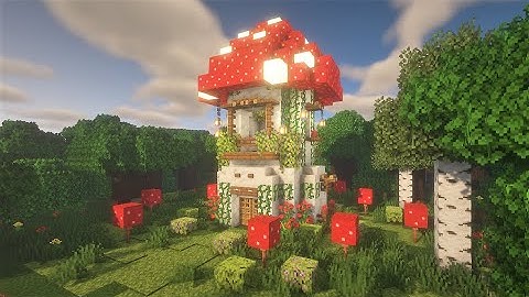 Minecraft | How to Build a Mushroom House