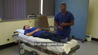 Lumbar and Thoracic spinal examination