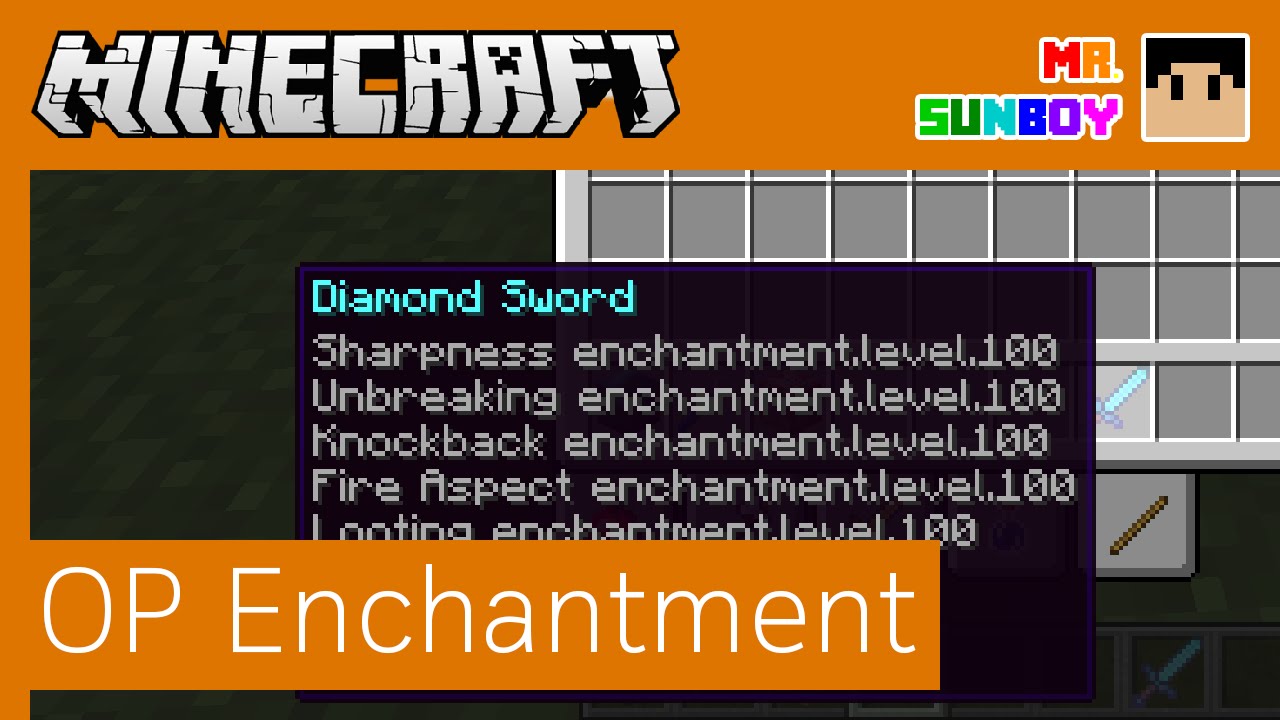 Minecraft Commands [Thai]: วิธีสร้าง Enchantment เกินปกติ - YouTube