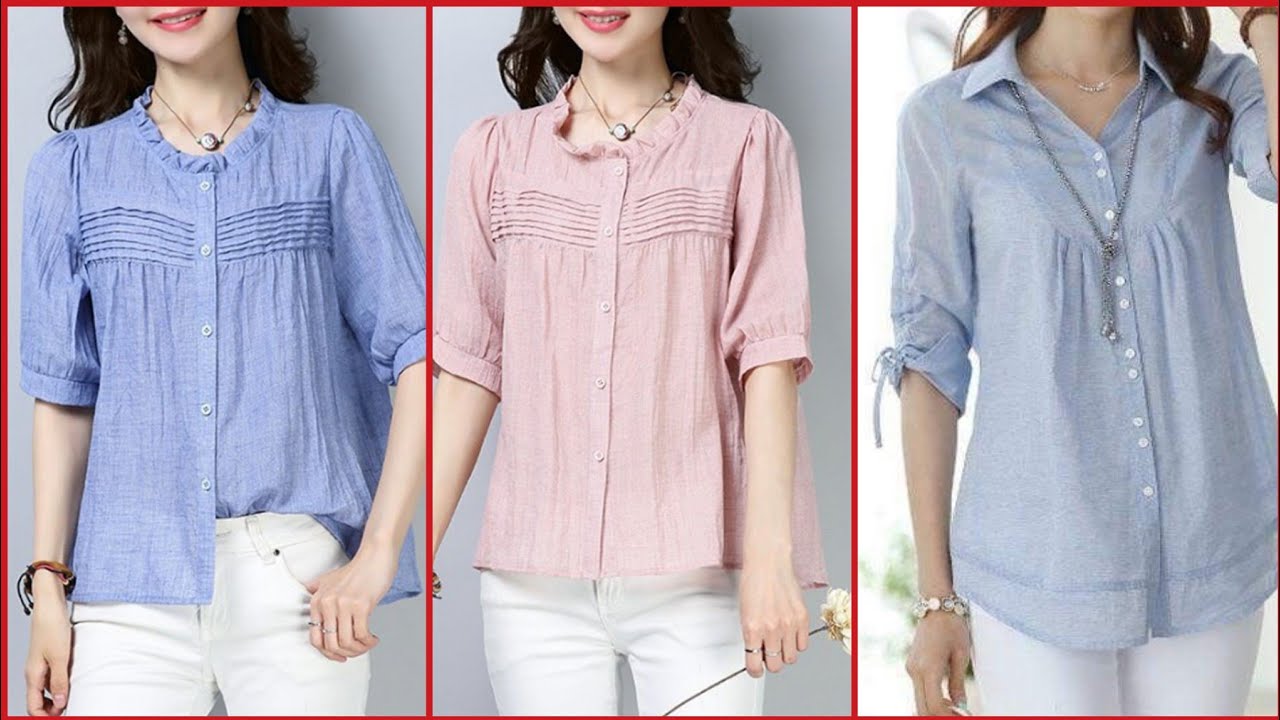 trendy casual wear top - stylish plain casual wear top