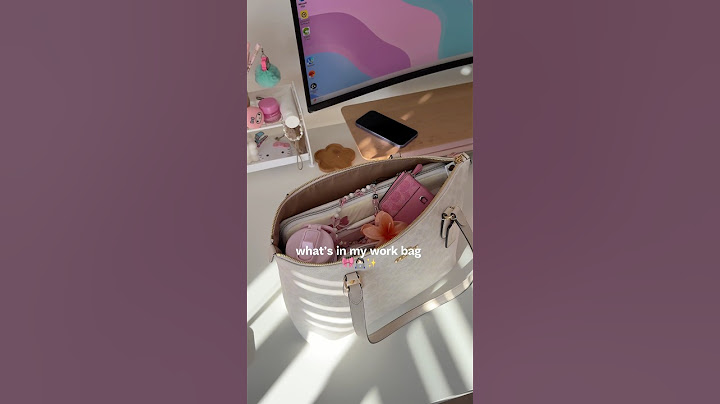 what’s in my work bag [tech girly edition] 👩🏻‍💻🎀✨