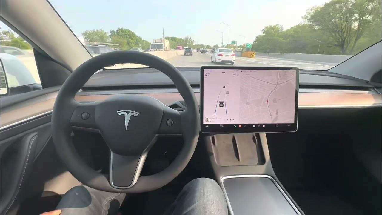 Basic Autopilot Tesla Model Y 2023 YouTube