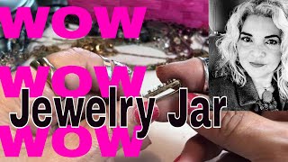 My Best Jewelry Jar Ever Silver Gold Pearls & A Diamond Yes!!!