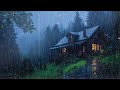 Super heavy rain to sleep immediately  rain sounds for relaxing your mind and sleep tonight  asmr
