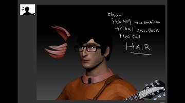 Quick Z-Tut:  #ZBrush #Curve #HairBrush #IMM
