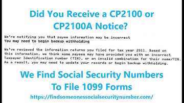 Publication 1281 | Did you receive a CP2100 or CP2100a notice from the IRS.