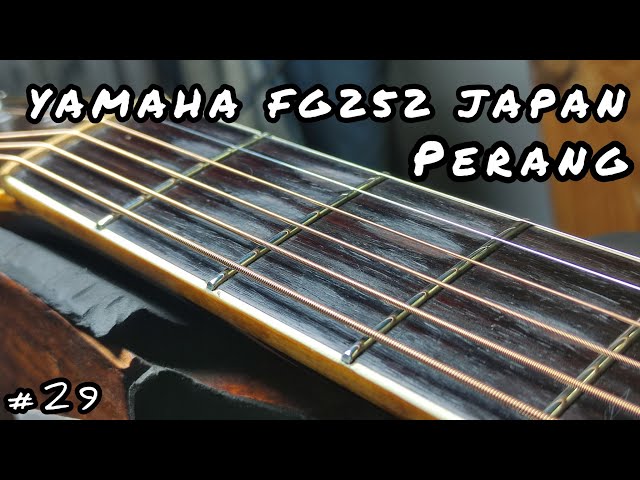 YAMAHA FG-252 アコースティックギター　MADE IN JAPAN YAMAHA FG-252です♬: オヤジの挑戦TK□趣味のギター弾き語り