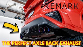 How to install Axle Back Exhaust | 2022 Subaru WRX | REMARK USA