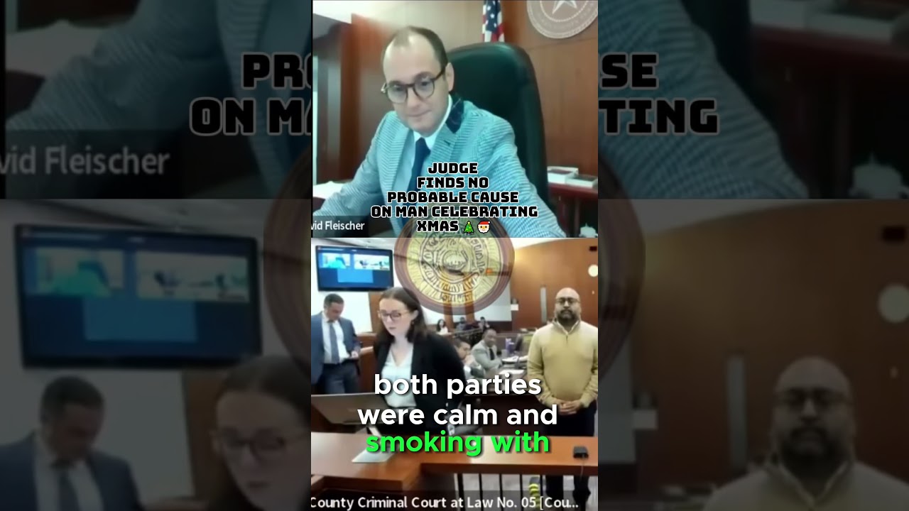 Judge finds No probable cause! On Man Celebrating Christmas🎄🎅