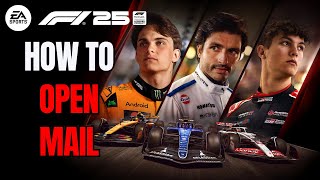 How to Open Mail in F1 25